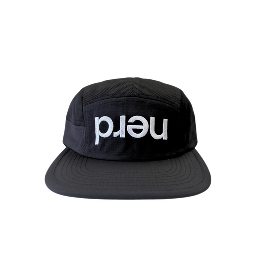 nerd hat black (upside down)