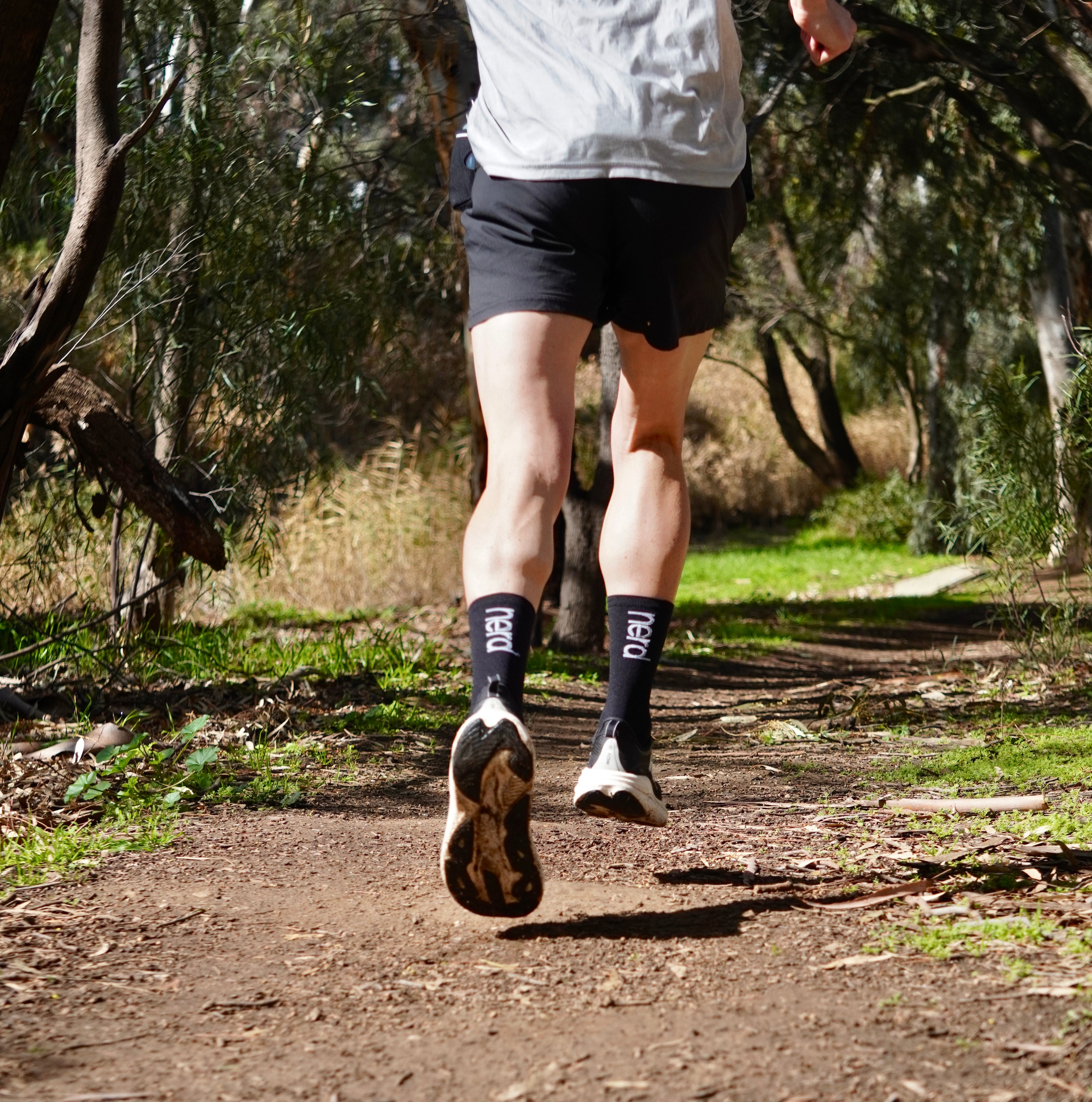 nerd belt running socks