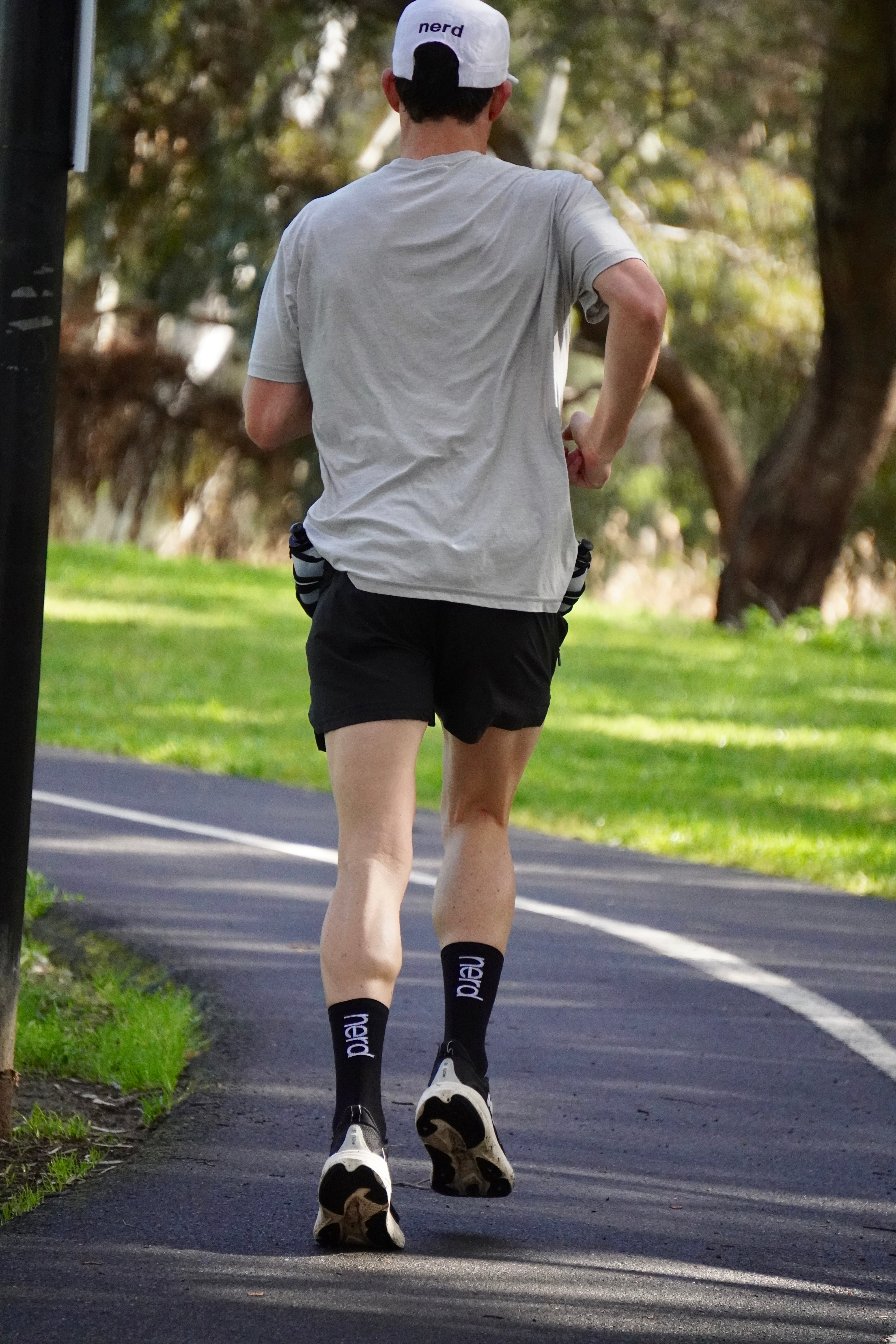nerd belt running socks
