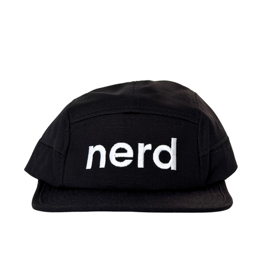 nerd hat black