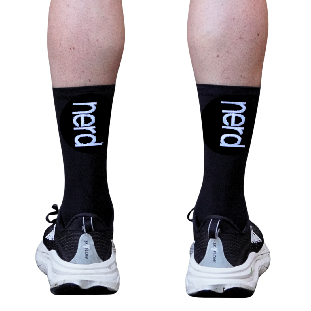nerd running socks