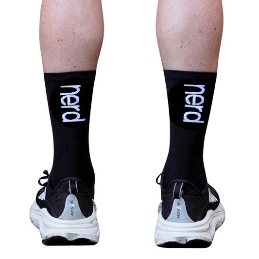 nerd running socks